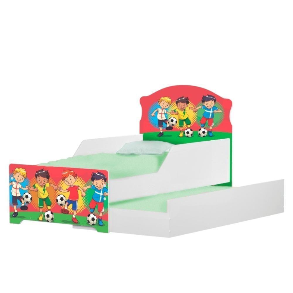 Bicama Infantil Adesivado Futebol Meninos Rosa - 6