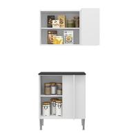 Armário de Cozinha com Nicho e Balcão de Canto Xangai - 3