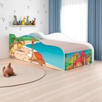 Cama Infantil Glow Jurassic Dinossauros Com Colchão - 1