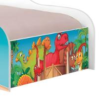 Cama Infantil Glow Jurassic Dinossauros Com Colchão - 5