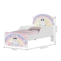 Cama Infantil Glow Unicórnio Bebê Com Colchão - 3