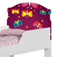 Cama Infantil Tick Borboleta Com Colchão - 5