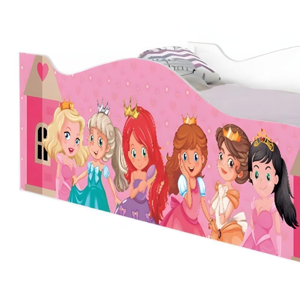 Cama Infantil Glow Princesas Com Colchão - 4
