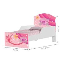 Cama Infantil Tick Carruagem E Castelo Com Colchão - 3