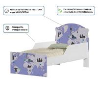 Cama Infantil Tick Mapa De Viagens Com Colchão - 2