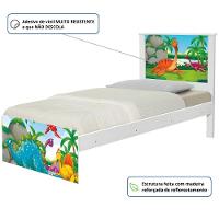 Cama Solteiro Hop Terra Dos Dinossauros Com Colchão - 2