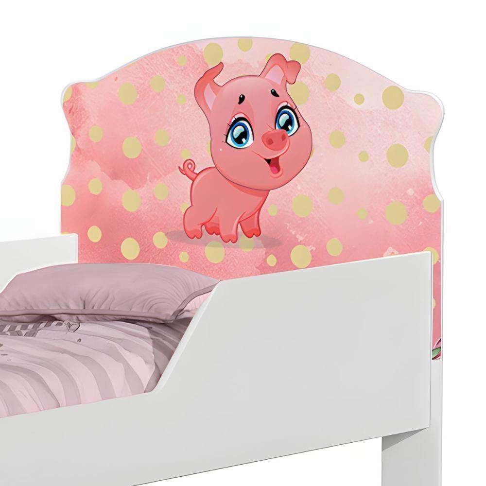 Cama Infantil Tick Porquinho Pig Com Colchão - 4
