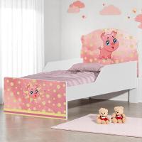 Cama Infantil Tick Porquinho Pig Com Colchão - 1