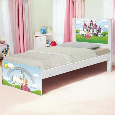 Cama Solteiro Hop Com Cabeceira Princesa Encantada