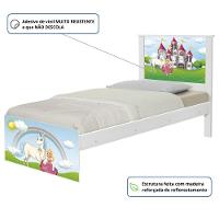 Cama Solteiro Hop Com Cabeceira Princesa Encantada - 3