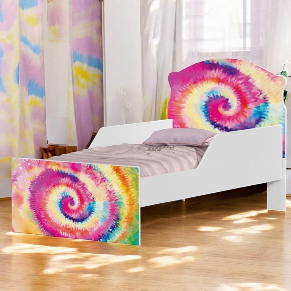 Cama Infantil Tick Tie Dye Com Colchão - 1