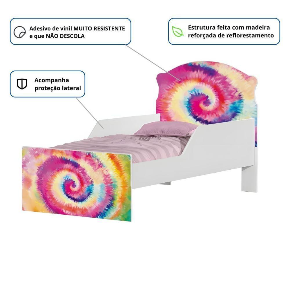 Cama Infantil Tick Tie Dye Com Colchão - 2
