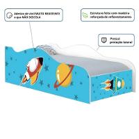 Cama Solteiro Glow Foguete Espacial Solteiro - 2
