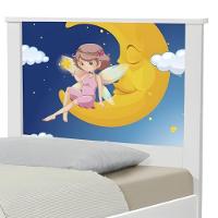 Cama Solteiro Hop Com Cabeceira Fadinha Encantada