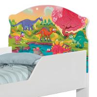 Cama Infantil Tick Planeta Dinossauro Com Colchão