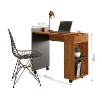 Mesa Para Computador Bulgaria Amendoa-chumbo - 2