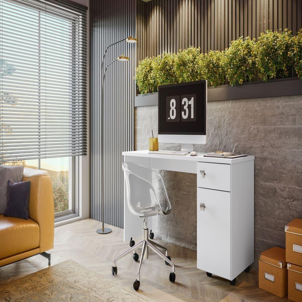 Mesa Para Computador Portugal Branco - 1