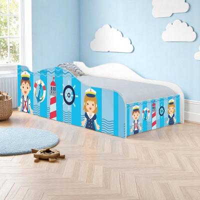 Cama Solteiro Glow Capitão Marinhos Meninos Solteiro