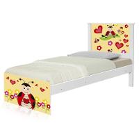 Cama Solteiro Hop Com Cabeceira Joaninha - 5