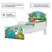 Cama Infantil Tick Dinossauro No Lago Com Colchão - 2
