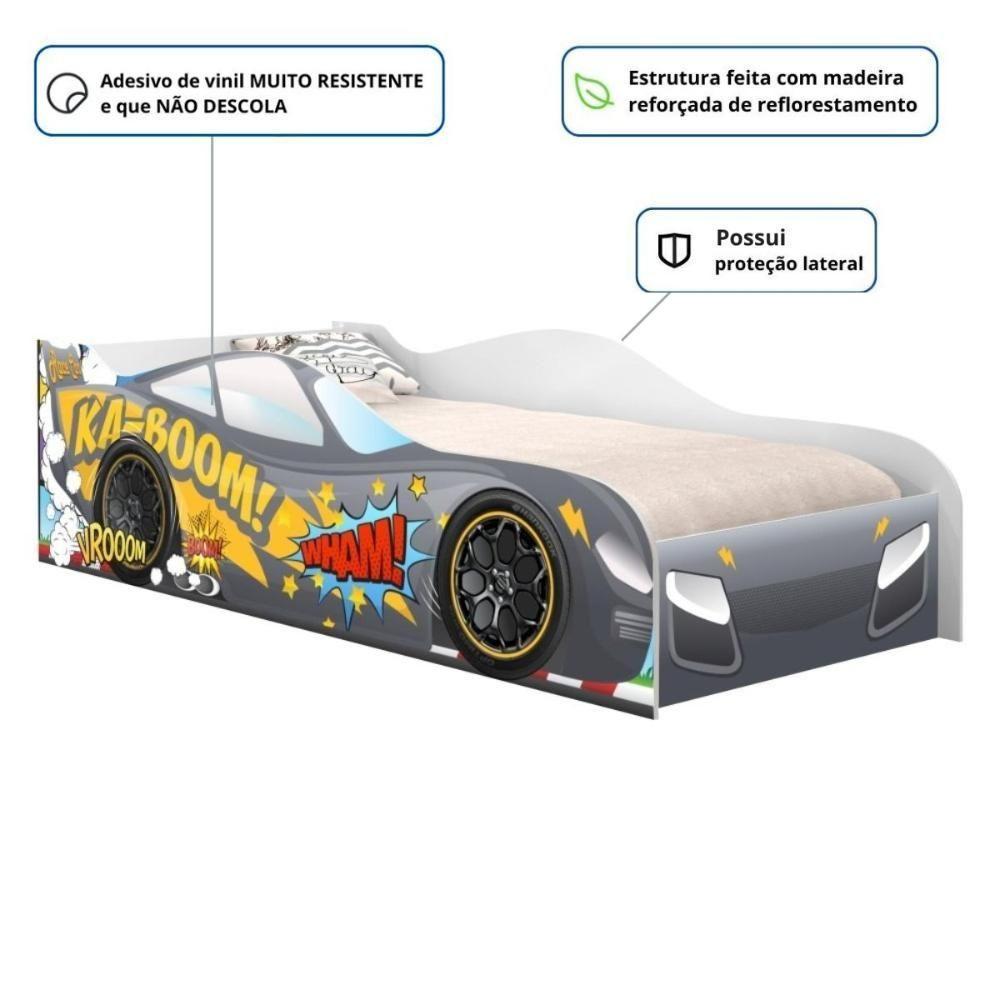 Cama Infantil Glow Faísca Cinza - 2