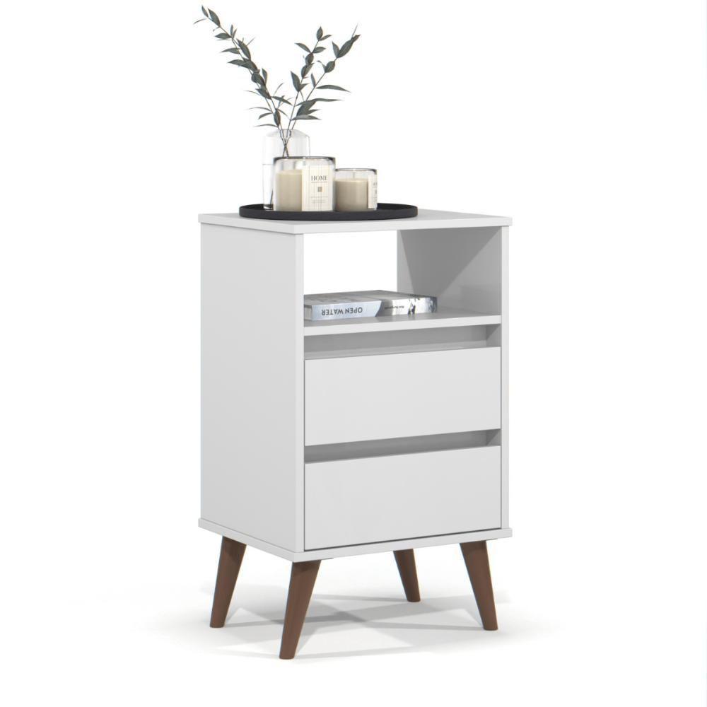 Mesa De Cabeceira Imola Branco - 3