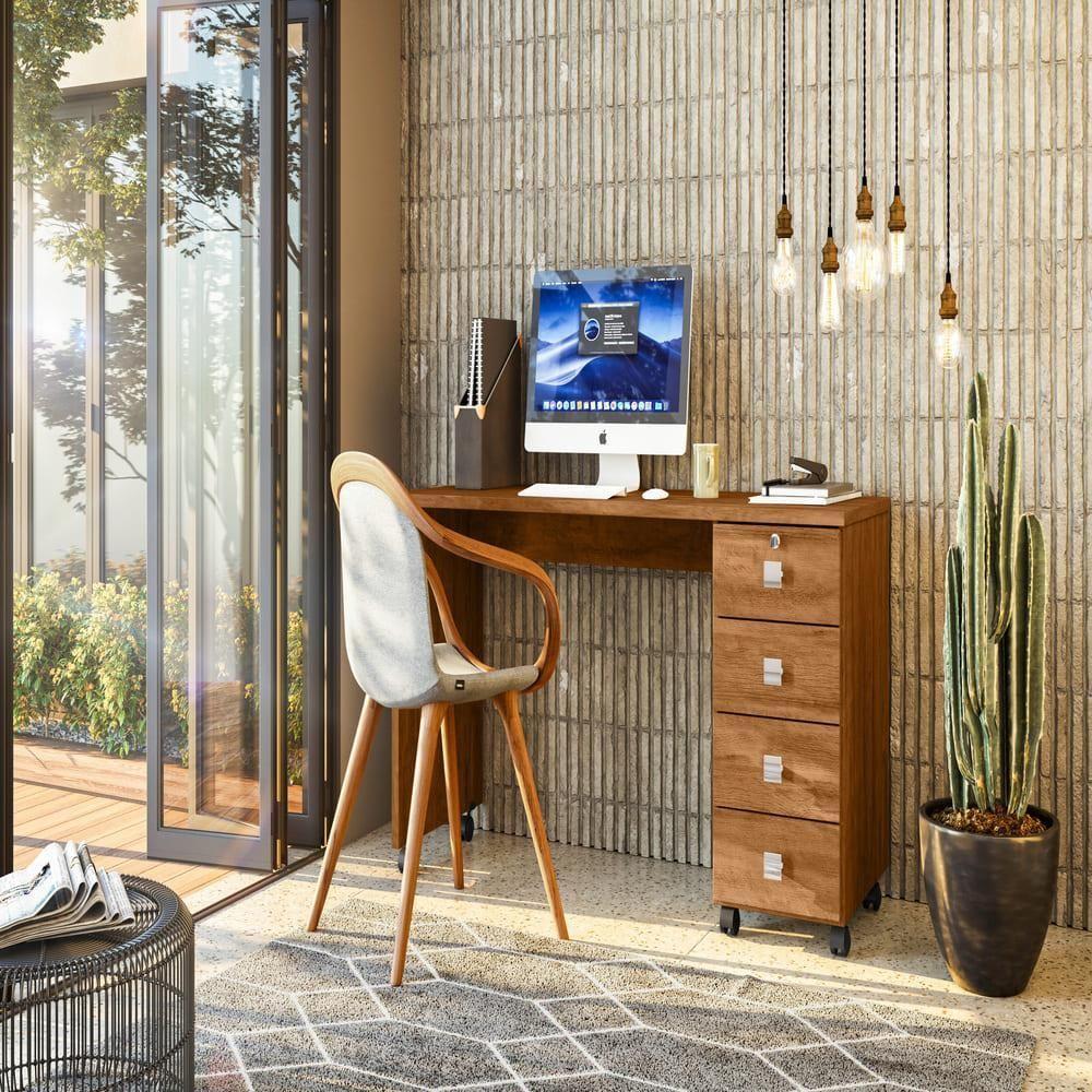 Mesa Computador Moldavia Amendoa Toque Bp - 1