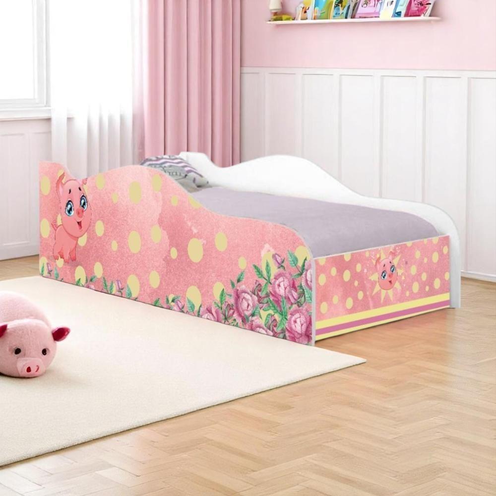 Cama Infantil Glow Porquinho Pig Com Colchão - 1