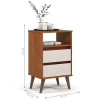 Mesa De Cabeceira Imola Freijo Off - 2