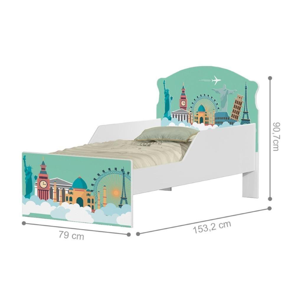 Cama Infantil Tick Viagem Pelo Mundo - 2