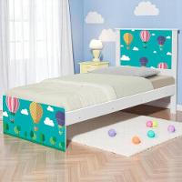 Cama Solteiro Hop Balão No Céu Com Colchão - 1