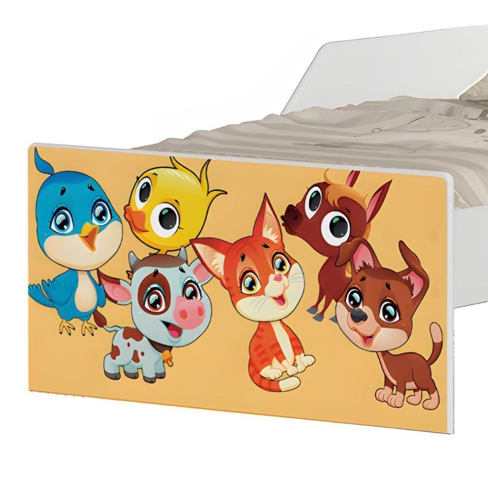 Cama Infantil Tick Bichinhos Com Colchão - 5