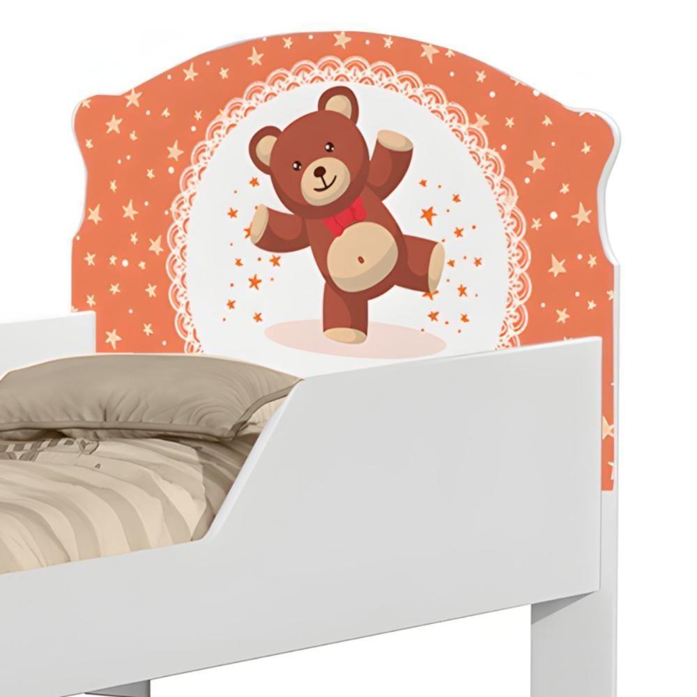 Cama Infantil Tick Ursinho De Pelúcia Com Colchão - 4