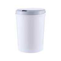 Lixeira Inteligente Automática Redonda 12 Litros Com Sensor - Branca - 1