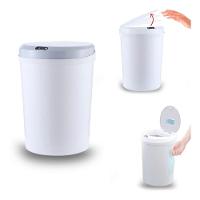 Lixeira Inteligente Automática Redonda 12 Litros Com Sensor - Branca - 2