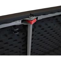 Mesa Robust Dobrável Multiuso 1,20m - Preta - 5