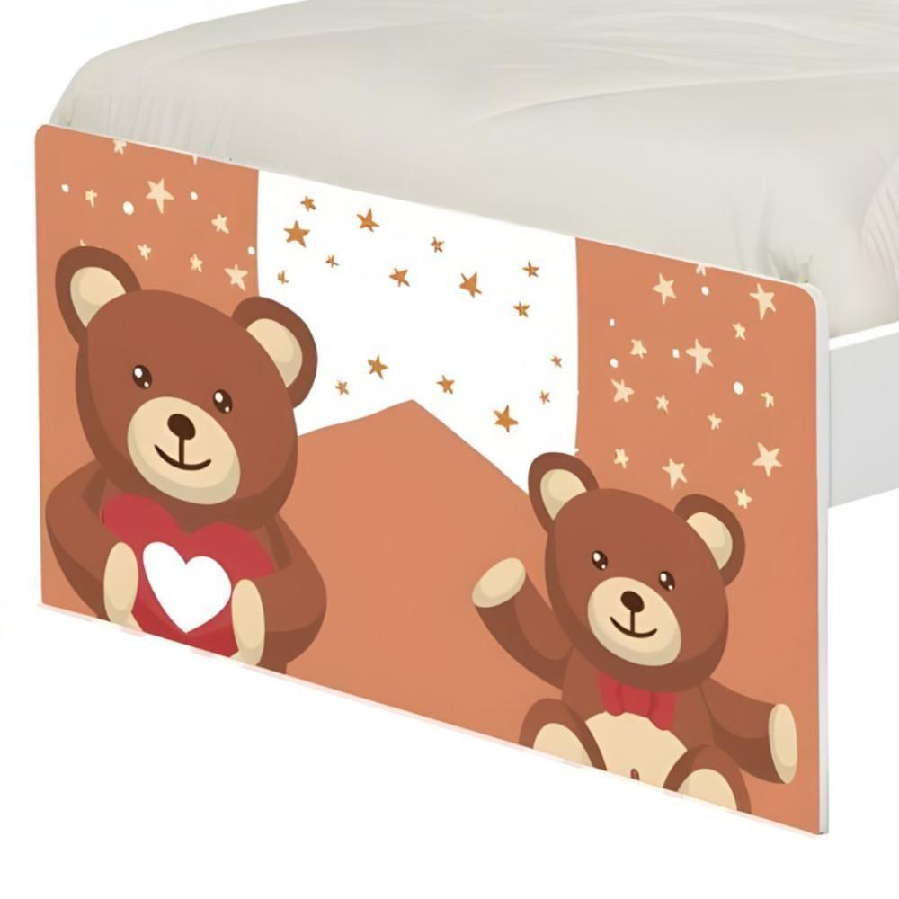 Cama Solteiro Hop Ursinhos De Pelúcia Com Colchão - 5