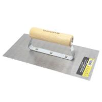 Desempenadeira Aço Lisa 12 X 25 Cm Cabo Madeira Tradestar - 3