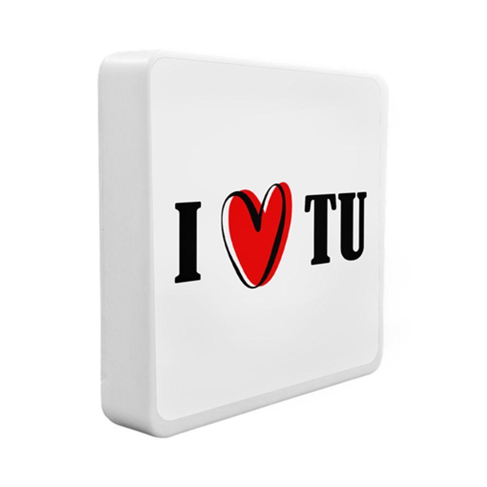 Ilumine Seu Mundo Com A Luminária Box Slim I Love Tu Usb ? Estilo E Conforto Para Seu Ambiente! - 2