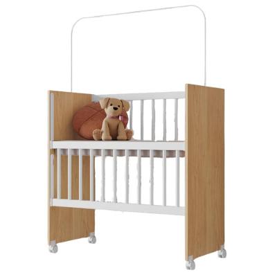 Mini Berço Grade Movel Rodizios Encanto Nature Branco Vdecor Nature Branco