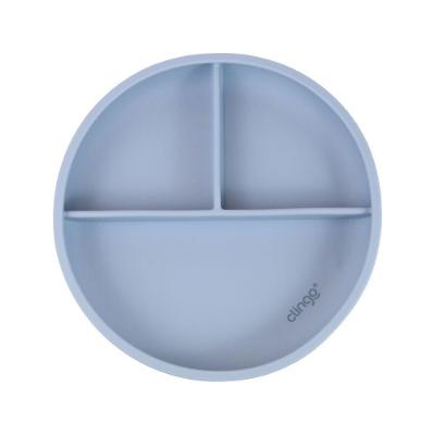 Prato De Silicone Infantil Com Divisórias - Seguro E Funcional Para Refeições