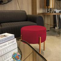 Kit 4 Puffs Iron Suede Cobre Vermelho - 2