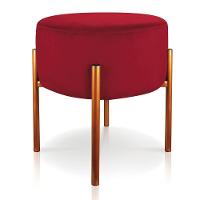 Kit 4 Puffs Iron Suede Cobre Vermelho - 3