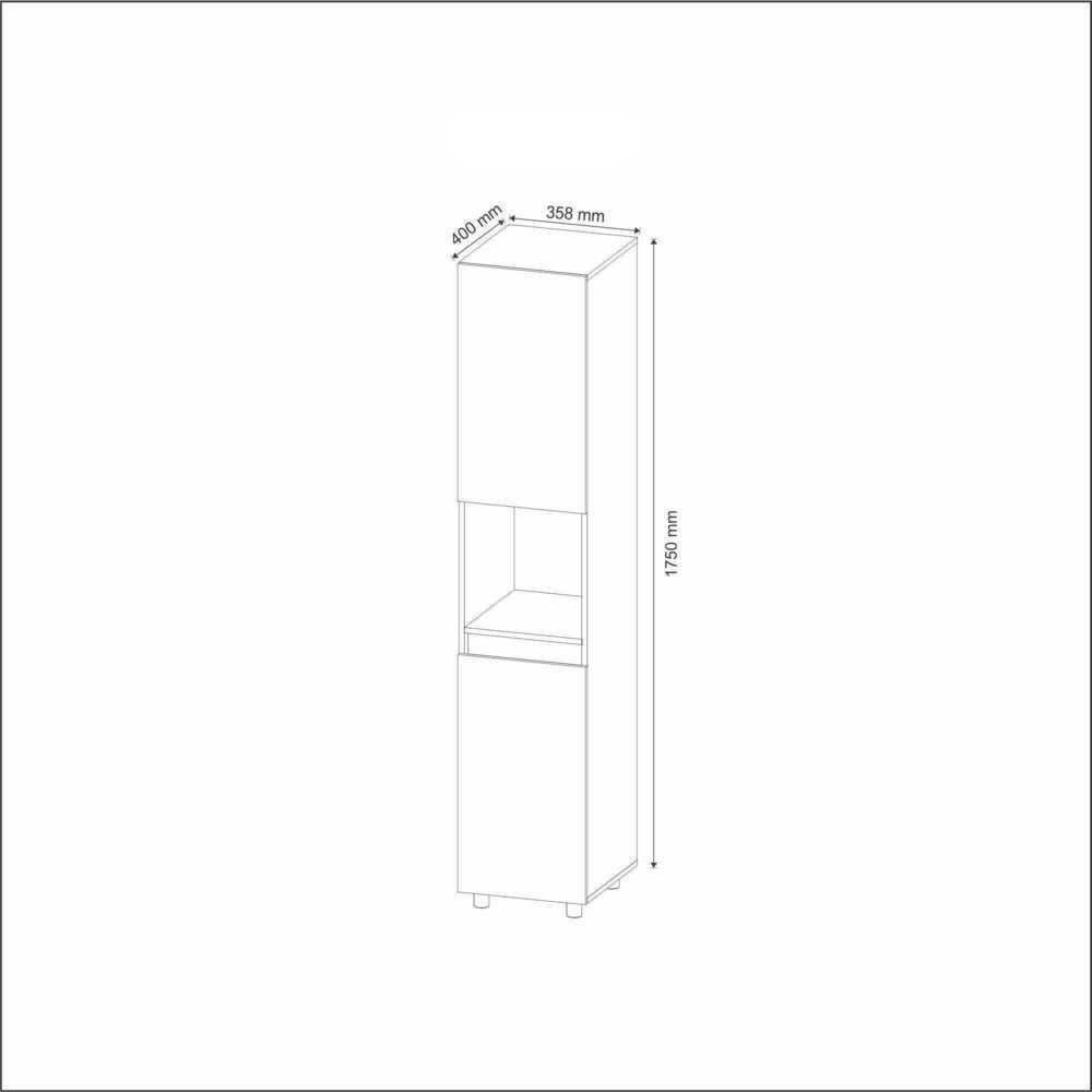 Balcão Bebedouro Multiuso Com 2 Portas Cr20008 Branco - 4