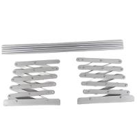 Varal De Parede Sanfonado Retratil Suporte Roupas Toalha Multiuso Lavanderia Apartamento Reforçado Branco - 5