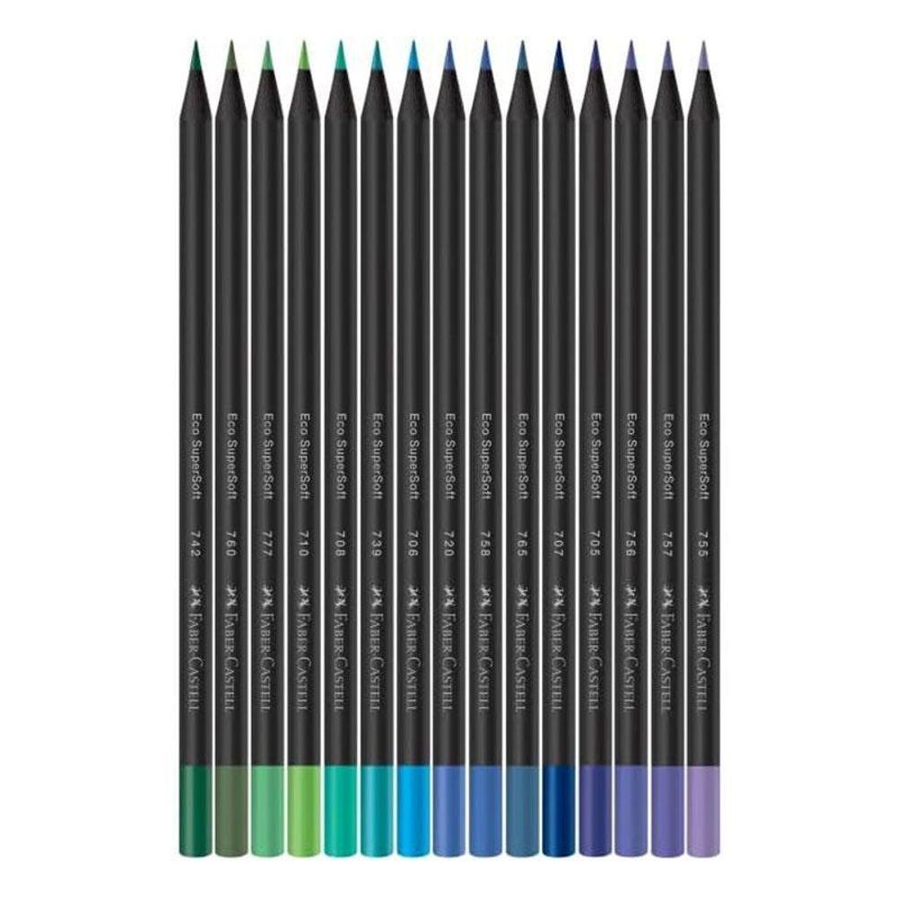 Lápis De Cor Ecolápis Supersoft 120715softcf 15 Cores Frias - Faber Castell - 2