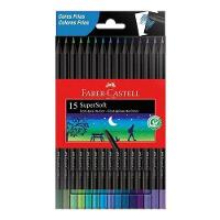 Lápis De Cor Ecolápis Supersoft 120715softcf 15 Cores Frias - Faber Castell - 1