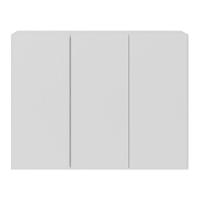 Armário Lavanderia Suspenso Com 3 Portas Multimóveis Mp5032 Branco - 3