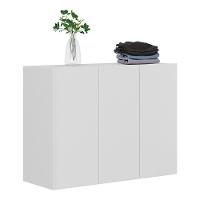 Armário Lavanderia Suspenso Com 3 Portas Multimóveis Mp5032 Branco - 6