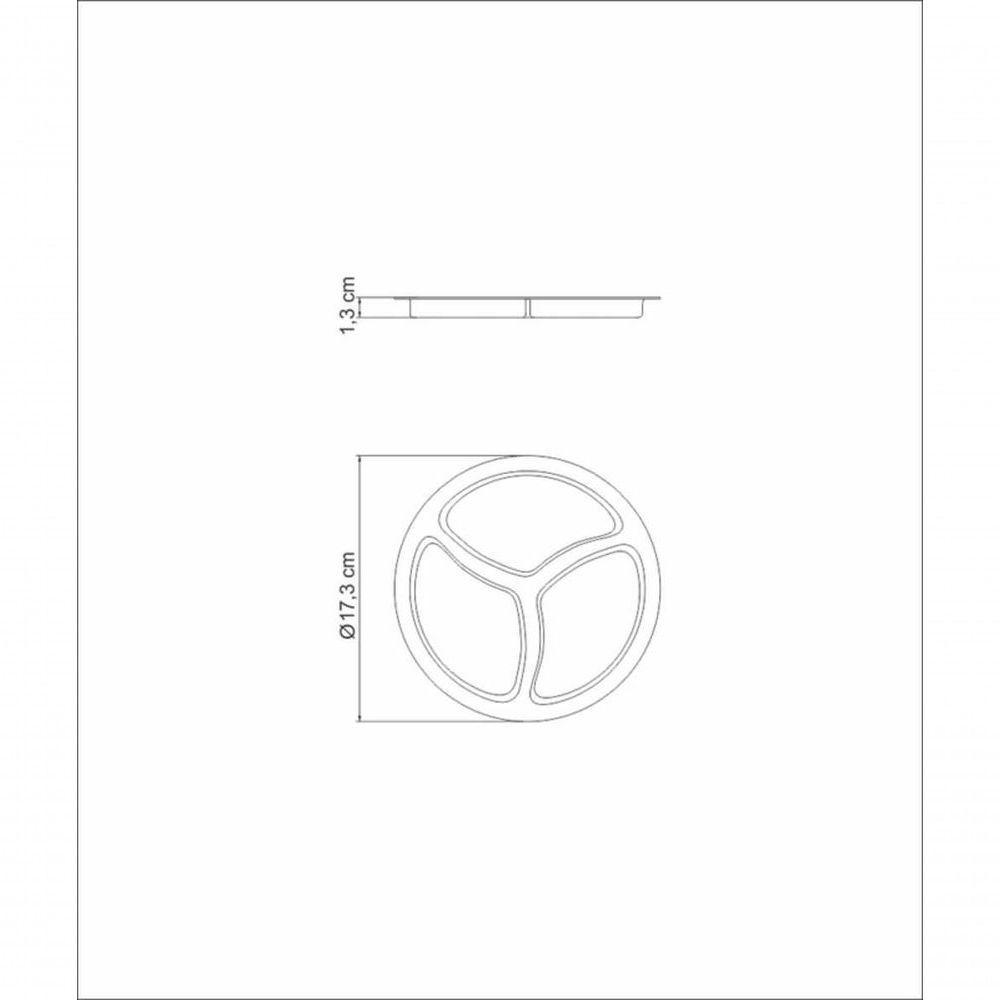 Prato Para Couvert Tramontina Utility Em Aço Inox - 5
